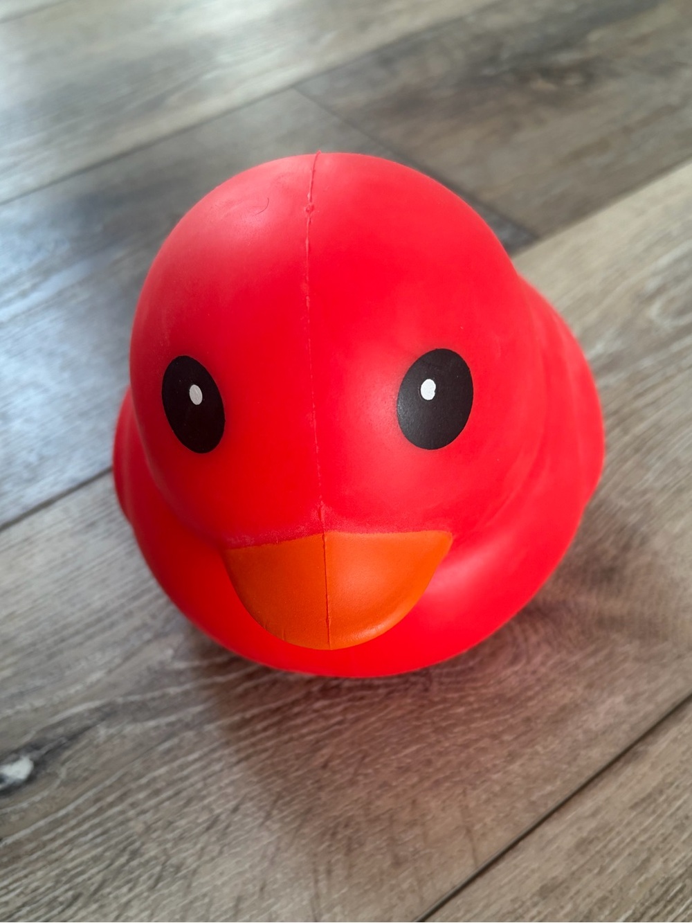Sunny Days - Red Squishy Duck - SQUEEEZY - Brand New w/ Tags